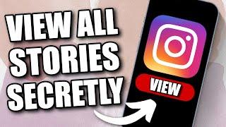 How to See Instagram Stories WITHOUT Letting Them Know 2024