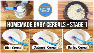 Stage 1 Baby Food  3 Homemade Baby Cereals for  6 Month Old Baby