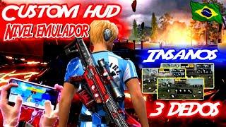 LOS CUSTOM HUD MÁS INSANOS A 3 DEDOS TODO ROJO  INSTAPLAYER GELO 1P