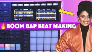 Chopping a FIRE 80s R&B Sample On Maschine MK3