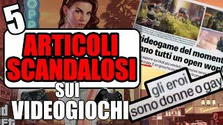 5 ARTICOLI SCANDALOSI SUI VIDEOGIOCHI