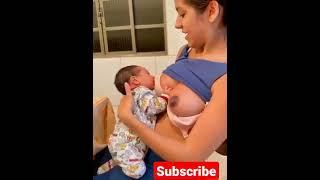 Baby milk feeding l Breast feeding l How to breast feeding l Baby Milk  Feeding l Milk feeding l