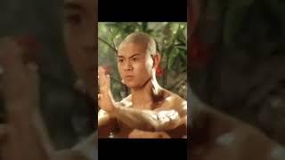 jet li adegan film pertama.jet li pertarungan pertama scence.jet li di kuil shaolin.