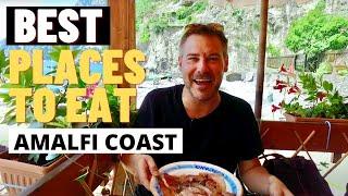 BEST PLACES TO EAT ON THE AMALFI COAST ITALY  Italy Travel Vlog