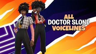 All Doctor Slone Voicelines in Fortnite Season 7  Fortnite Bosses Voicelines