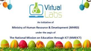 Virtual Labs an initiative of MHRD Government of India