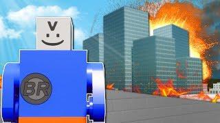 NEW CITY DESTRUCTION INVESTIGATION - Brick Rigs Multiplayer Gameplay - Lego City Roleplay