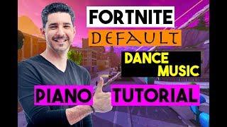 FORTNITE Default Dance Music Easy Piano Tutorial