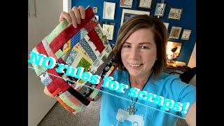 No Rules For Scraps ️ v22.04  More Scrap Quilting  Scrappy Quilt Block  Sewing for Fun