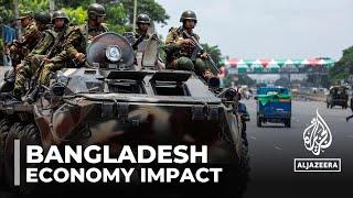 Bangladesh curfews internet blackout batter economy amid quota protests