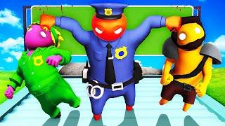 Police Officer Tortures us FOR FUN... Gang Beasts