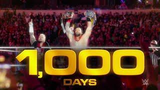 Acknowledge Roman Reigns’ historic 1000 day title reign