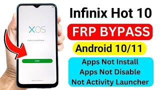 Infinix Hot 10 Frp Bypass Without PcAndroid 1011 New Trick 2024 Reset Frp Lock 100% Working