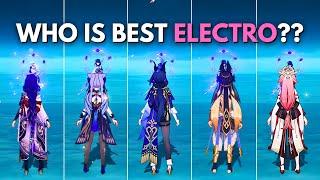 Who is the BEST Electro DPS?? Clorinde vs Raiden   Genshin Impact 
