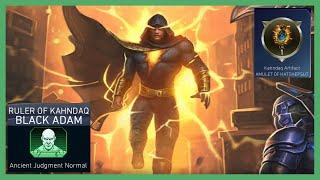 INJUSTICE 2 MOBILE - NEW - ANCIENT JUDGMENT Solo Raid - RULER OF KAHNDAQ BLACK ADAM