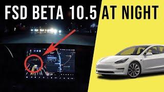 Tesla FSD Beta 10.5 Night Drive in Puerto Rico