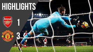 Arsenal 1-3 Manchester United  Premier League Highlights 1718  Manchester United