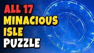 All 17 Minacious Isle Puzzle Guide  Minacious Isle Elemental Monument Puzzle