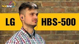 LG HBS-500 - обзор Bluetooth стерео-гарнитуры