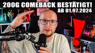 ️200G COMEBACK OFFIZIELL BESTÄTIGT ️- DAS 1-JAHRES GESETZ WIRD GEKIPPT UND 25g SIND GESCHICHTE ️