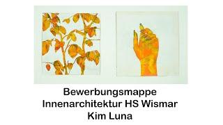 Mappe für Innenarchitektur - HS Wismar  Kim Luna
