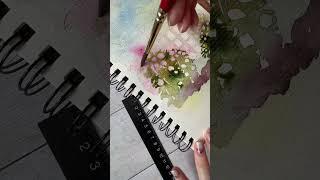 Rendez vous demain soir vendredi 14 juillet pour une nouvelle vidéo « Paint with me » Hortensias