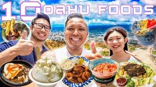 10 BEST Foods You MUST TRY When Visiting Oahu Hawaii Ft. @AmandaFelixEats