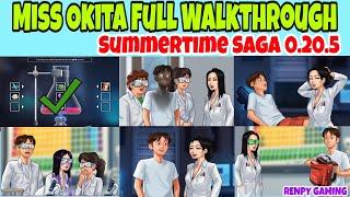 Miss Okita Full Walkthrough Summertime Saga 0.20.5  Miss Okita Complete Storyline