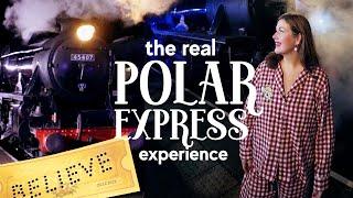 We Rode the REAL Polar Express Steam train Yorkshire Wensleydale UK  POLAR EXPRESS TRAIN EXPERIENCE