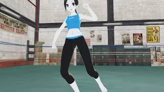 MMD Bad Romance Wii Fit