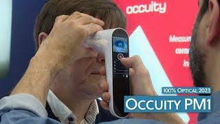 Occuity showcases the PM1 - handheld non-contact pachymetry