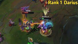 Rank 1 Darius He is too AGGRESSIVE in the Early Game