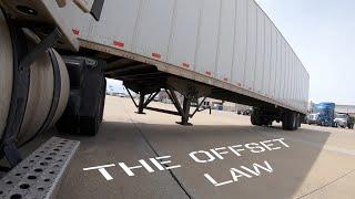 Truck Backing Ep1 The Offset Law - What experienced Truck Drivers know that most beginners dont.