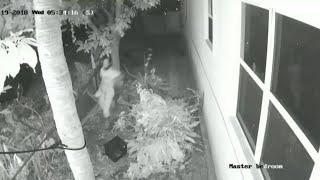 Man caught on camera masturbating in front of girls window