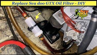 Replace Sea doo GTX jet ski oil filter 1997-2005