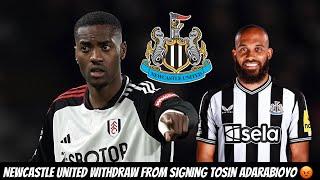 Newcastle United HAVE WALKED AWAY FROM Tosin Adarabioyo + Mbembo ON THE RADAR 