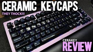 Unlock the Thock Cerakey Ceramic Keycaps Transform Your Keyboard