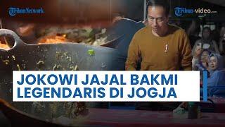 Jokowi Jajal Kuliner Bakmi legendaris di Yogyakarta Didampingi Kaesang Pangarep & Erina Gudono