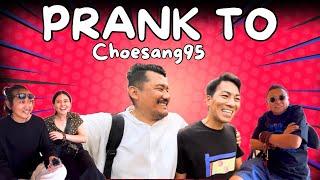 PRANK TO @choesang95vlog  TIBETAN YOUTH  NEW CAFE  FUNNY VIDEO  TIBETAN VLOGGER 2024