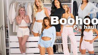 Boohoo pjs haul  try on