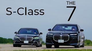 Luxury Saloons Showdown 2024 BMW 750E vs. 2024 Mercedes S580  Review Drag Race and More