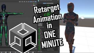 Unity Retarget Humanoid Animation in One Minute