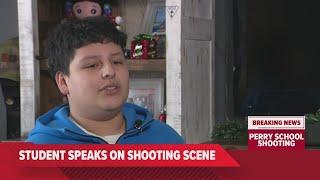 Student recounts experience at Perry High School during deadly shooting