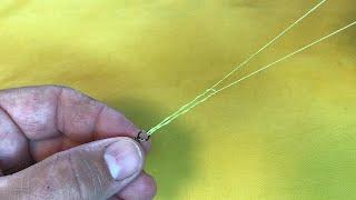 Необычный рыболовный узел привязать вертлюжок\fishing knot