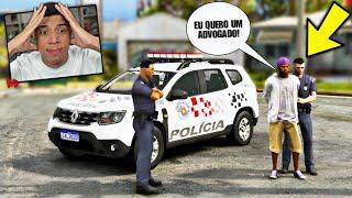 JOGANDO COMO UM POLICIAL MAS COM O GTA 5 DUBLADO EM PORTUGUÊS  INCRÍVEL 