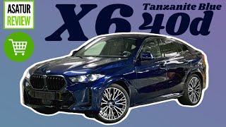 В ПРОДАЖЕ рестайл BMW X6 40d G06 LCI Tanzanite Blue  Х6 40д Синий Танзанит Параллельный импорт 2024