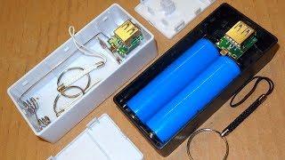 DIY USB Power Bank for 2x 18650 Li-Ion cells
