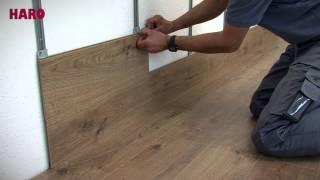 Installation instructions for Floor on the Wall – HARO Laminate English