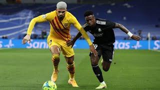 Ronald Araujo and Vinicius Junior The Battle between two great players.