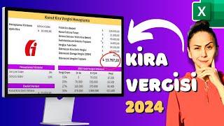 Konut Kira Gelir Vergisi Hesaplama 2024 - Excel Uygulamalı Anlatım